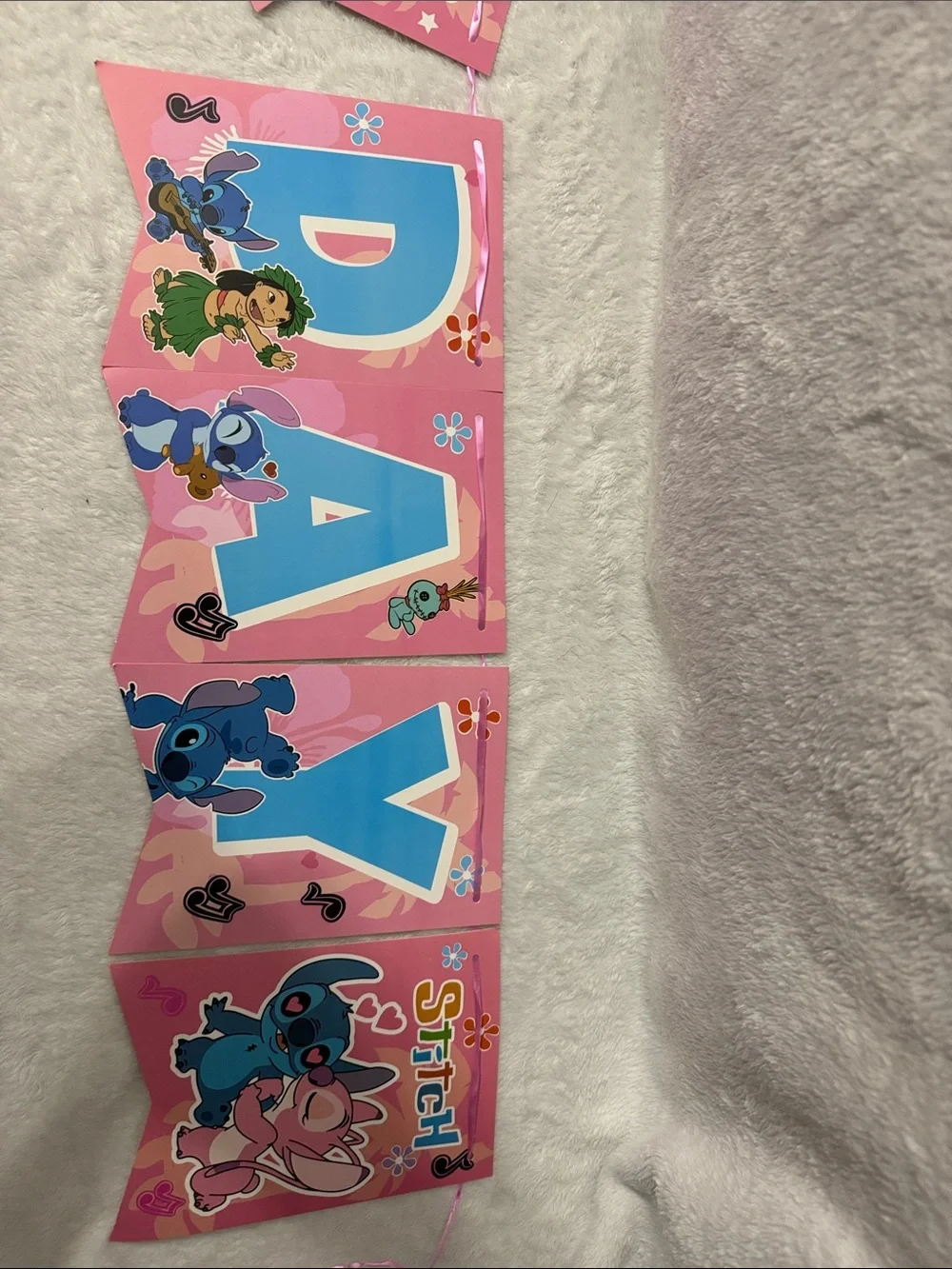 Stitch & Angel Birthday Decorations